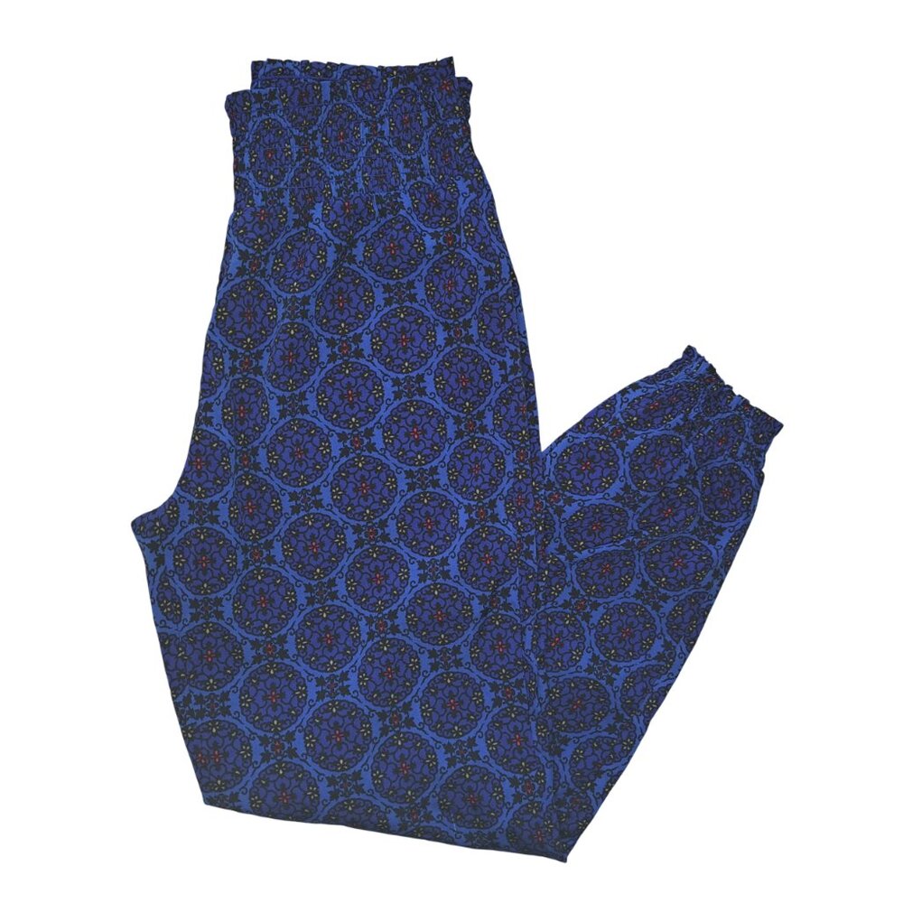 Aerie Blue Patterned BoHo Style Harem Jogger Pants Size XS